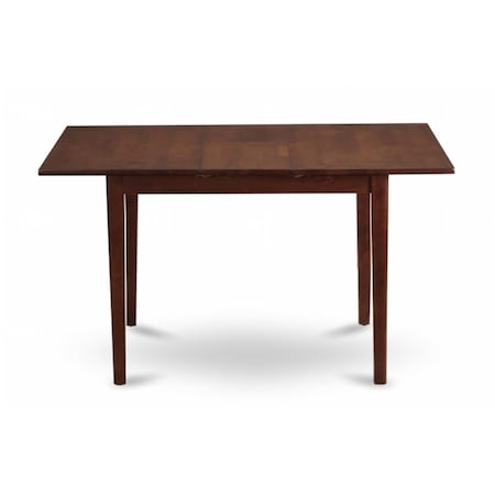 East West Furniture Picasso Table 32 in x 60in with 12 in butterfly leaf in Mahogany Finish PST-MAH-T